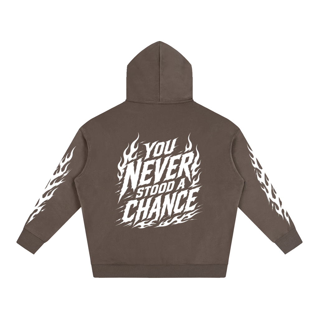 No Chance Fleeced Hoodie